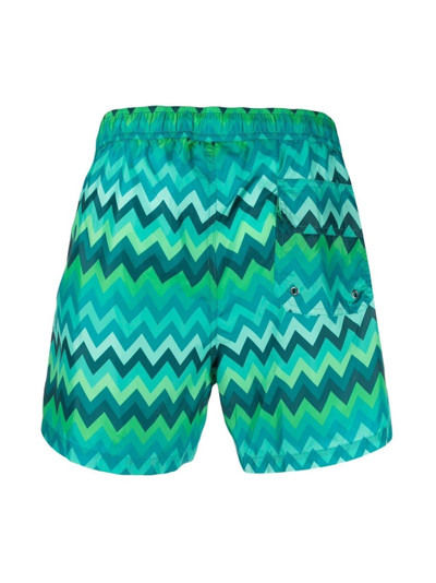 Missoni zigzag-print swim shorts outlook