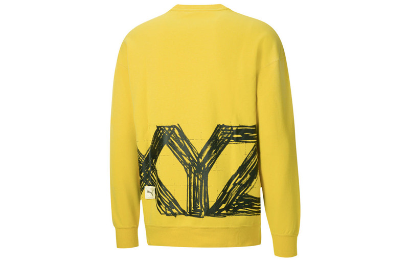 PUMA PUMA x Michael Lau Crossover Casual Sports Round Neck Yellow 530358-79 outlook