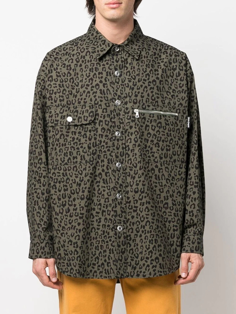 leopard-print cotton shirt 3