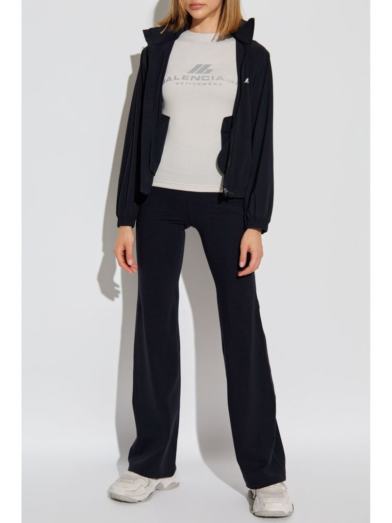 BALENCIAGA holographic logo t-shirt outlook