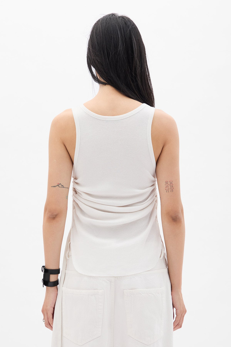 Mara Wrinkled Cropped Tank Top 3