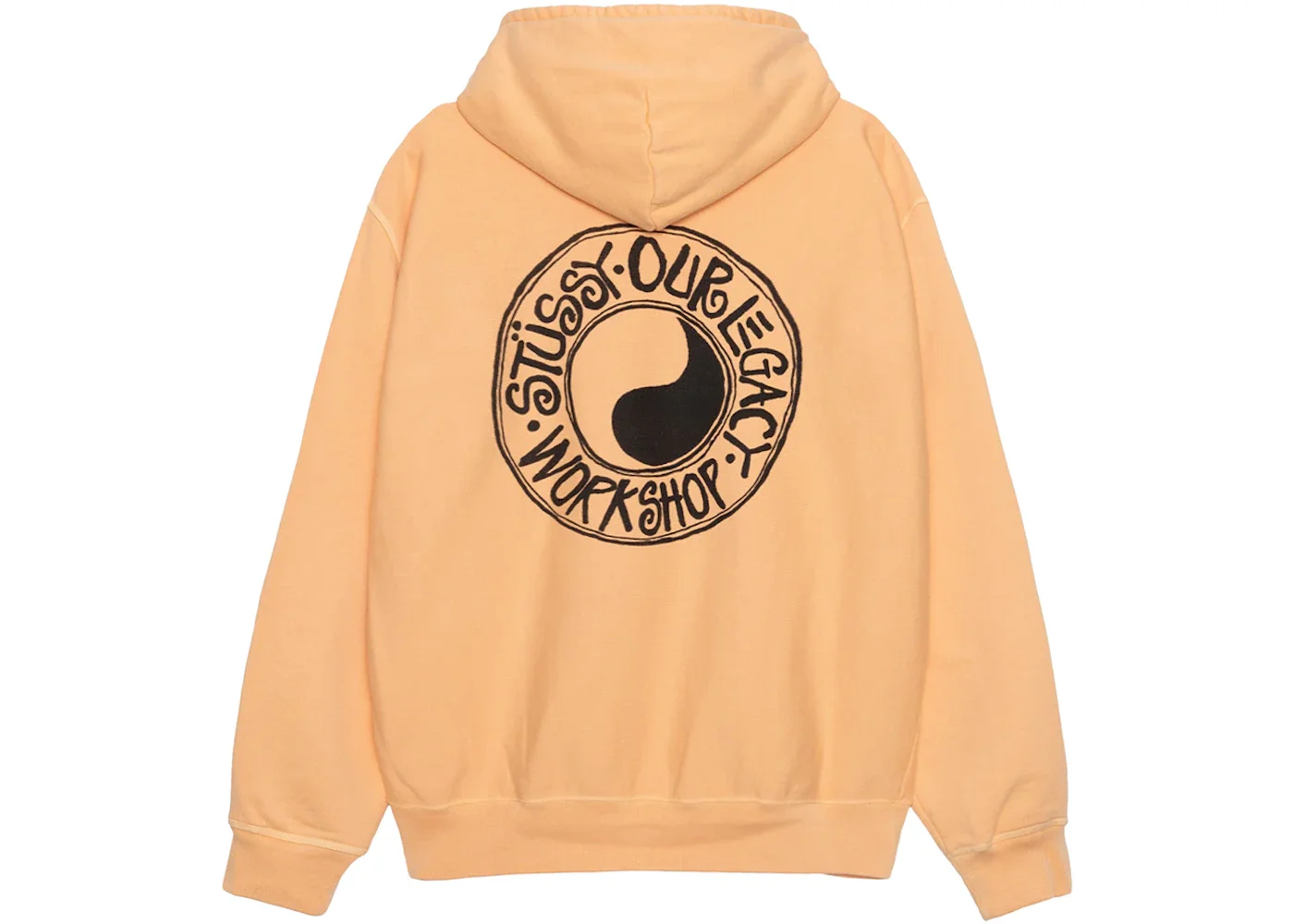 Stussy x Our Legacy Work Shop Buana Pigment Dyed Hoodie Peach - 1