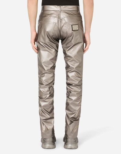 Dolce & Gabbana Laminated stretch technical fabric pants outlook