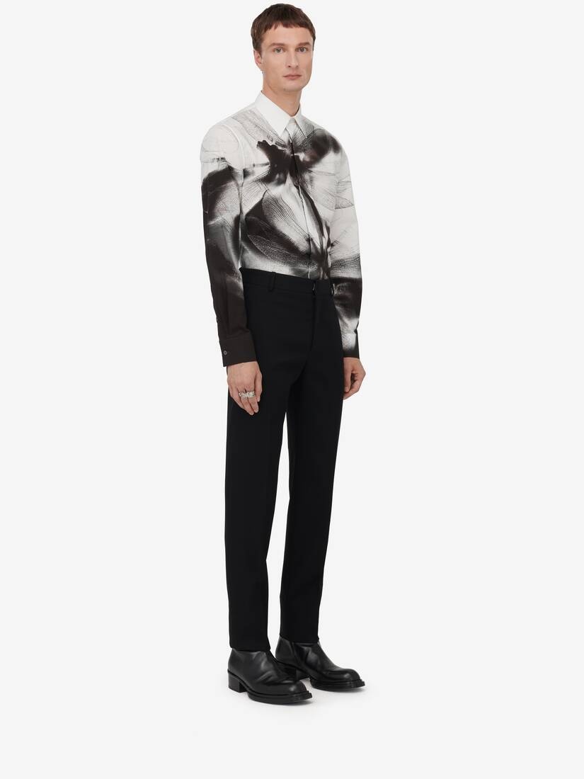 Men's Dragonfly Shadow Shirt in Black/white - 3