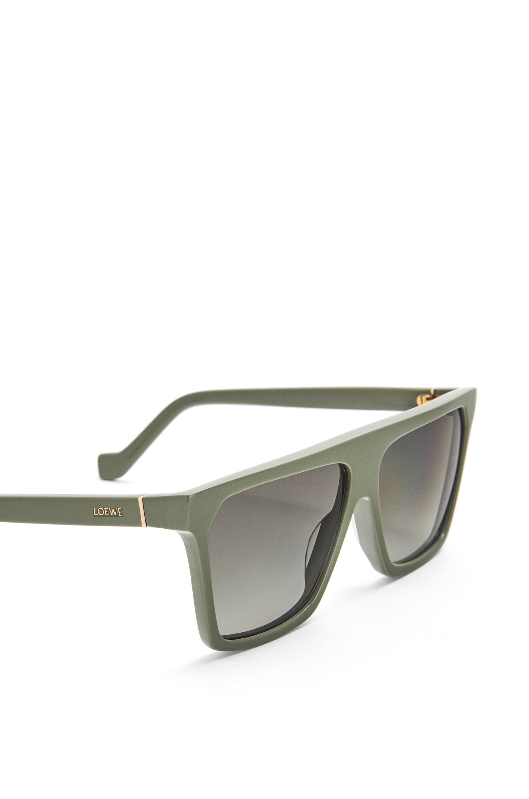 Thin flat top sunglasses - 4