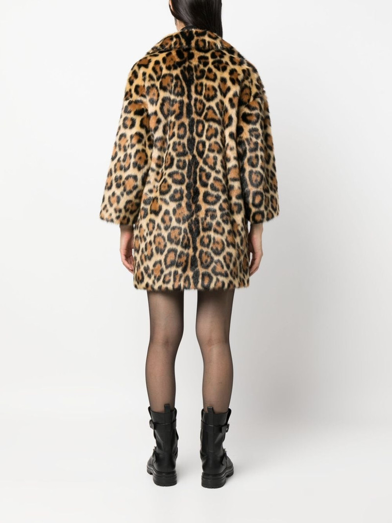 leopard-print faux-fur coat 4