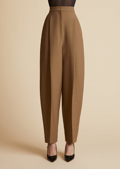 KHAITE The Ashford Pant in Toffee outlook