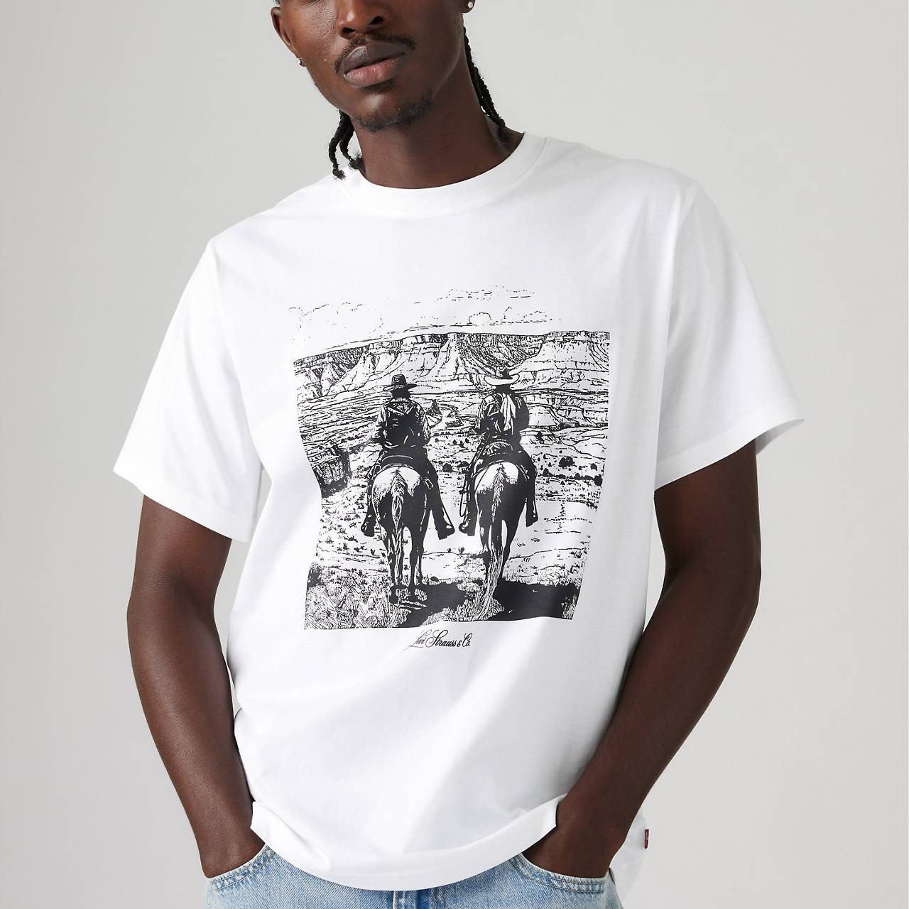 RELAXED FIT SHORT SLEEVE GRAPHIC T-SHIRT - 5