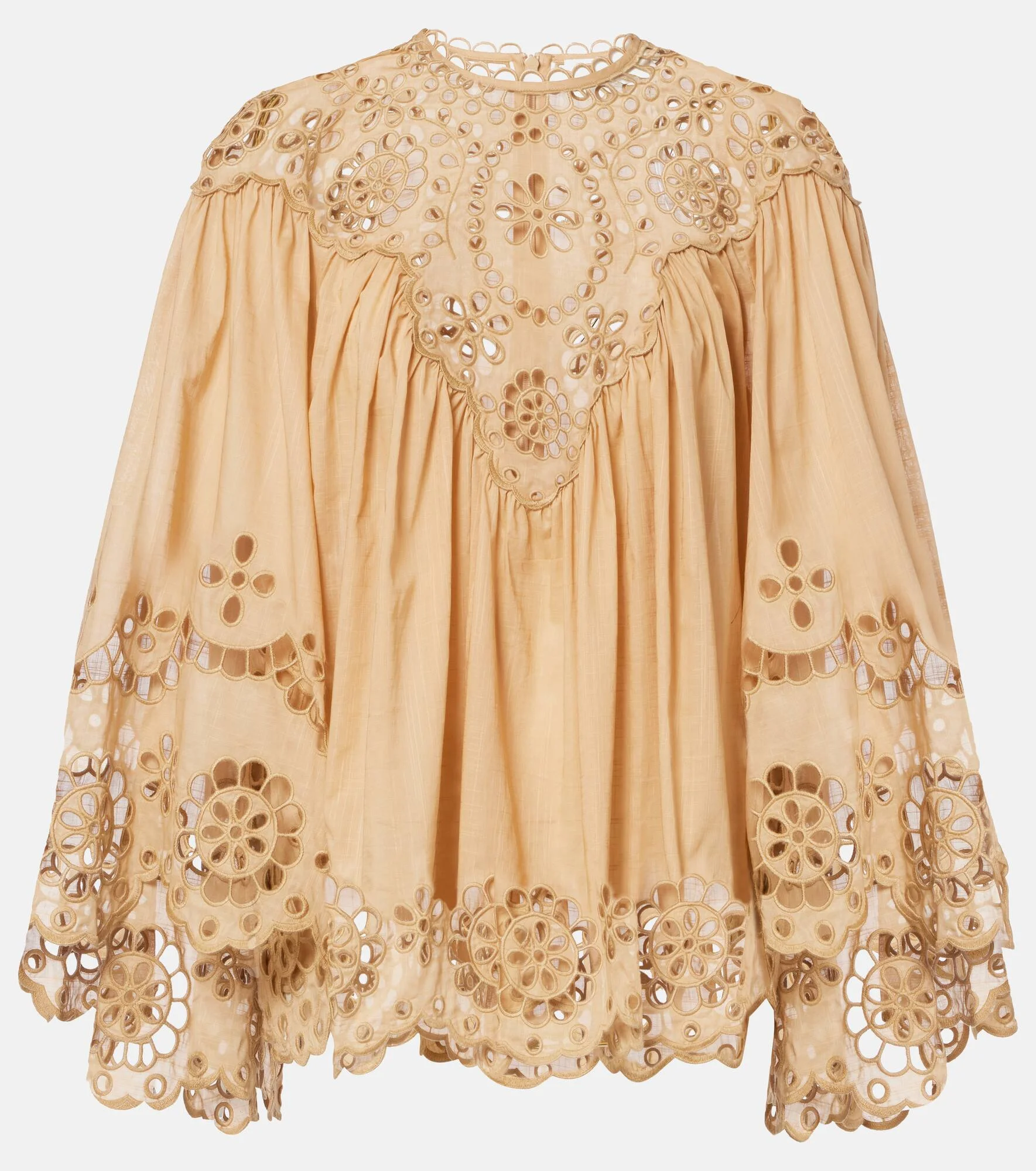 Awaken broderie anglaise cotton blouse - 1
