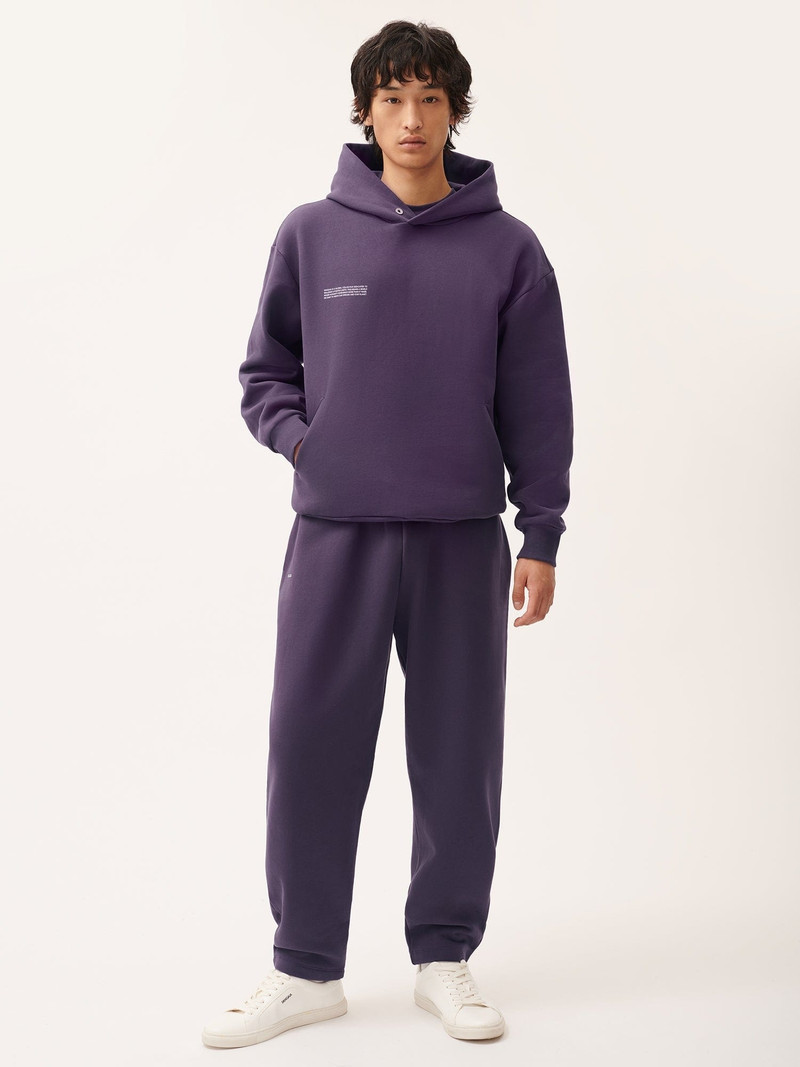 PANGAIA Mens DNA Barrel-Leg Track Pants - Blackberry outlook