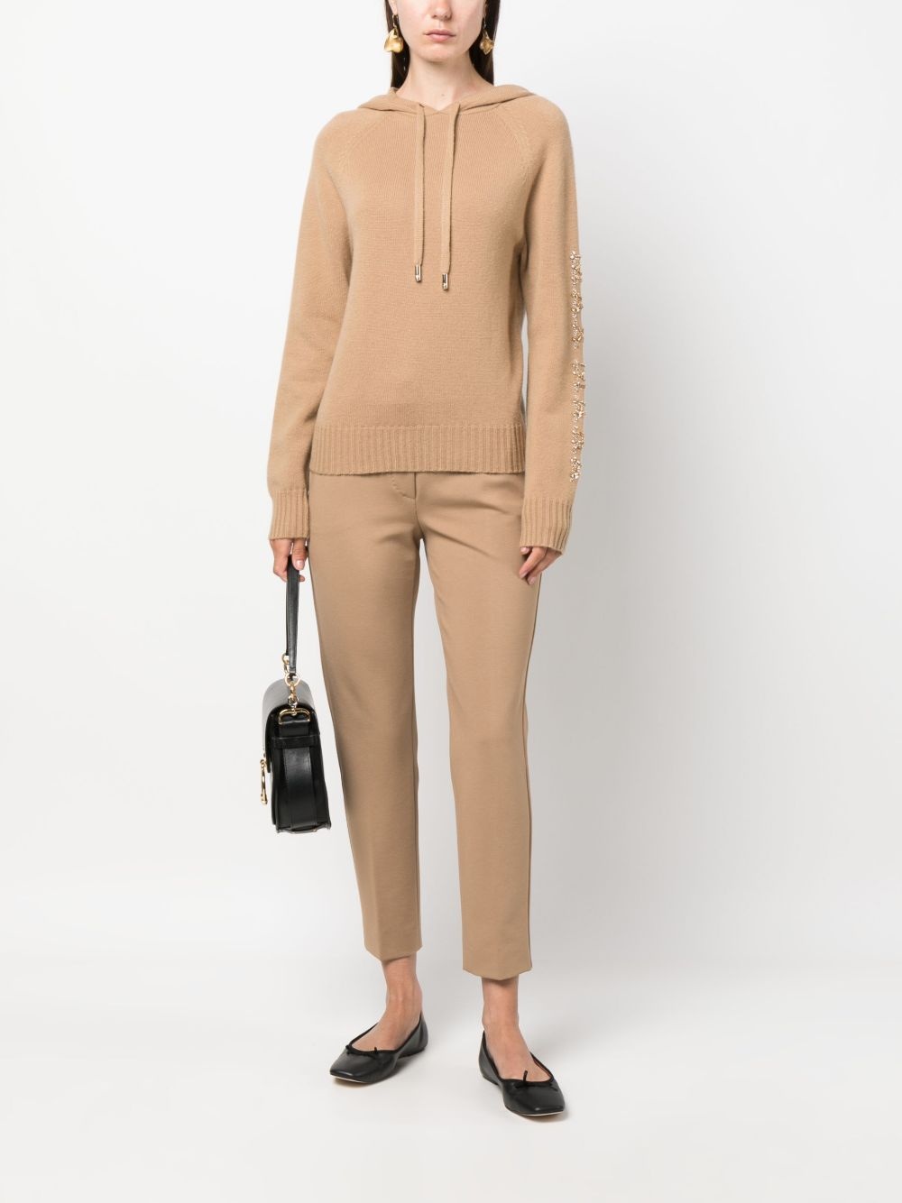mid-rise cropped trousers - 2