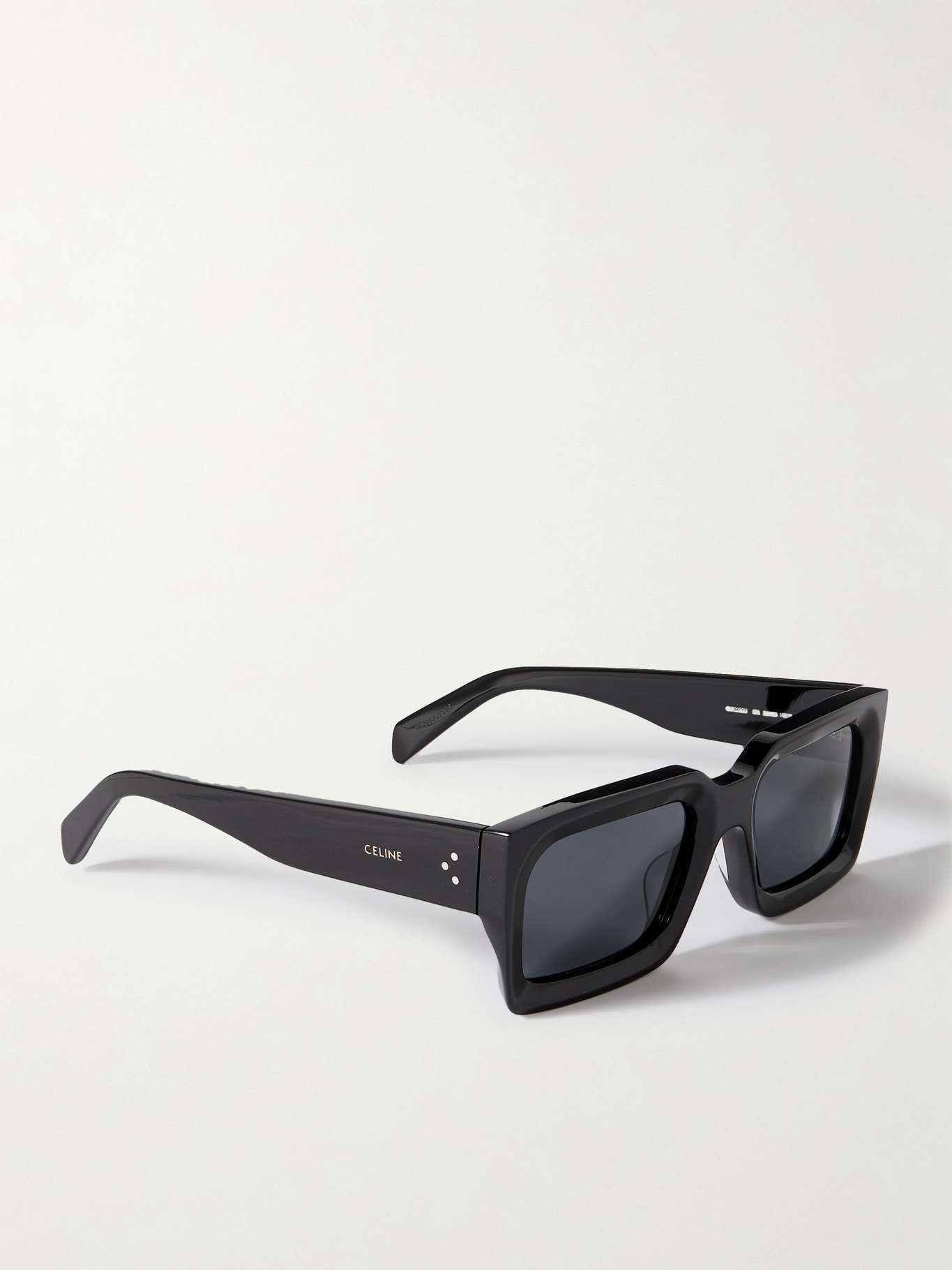 Bold square-frame acetate sunglasses - 3