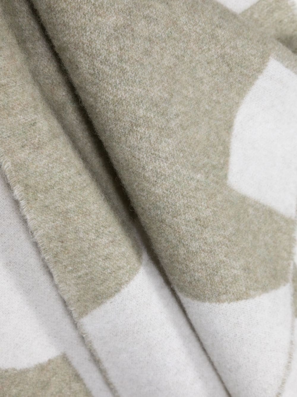 intarsia-knit logo scarf - 3