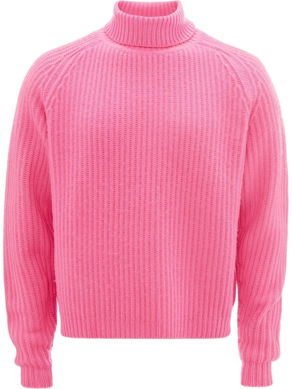 long-sleeve roll-neck jumper - 1