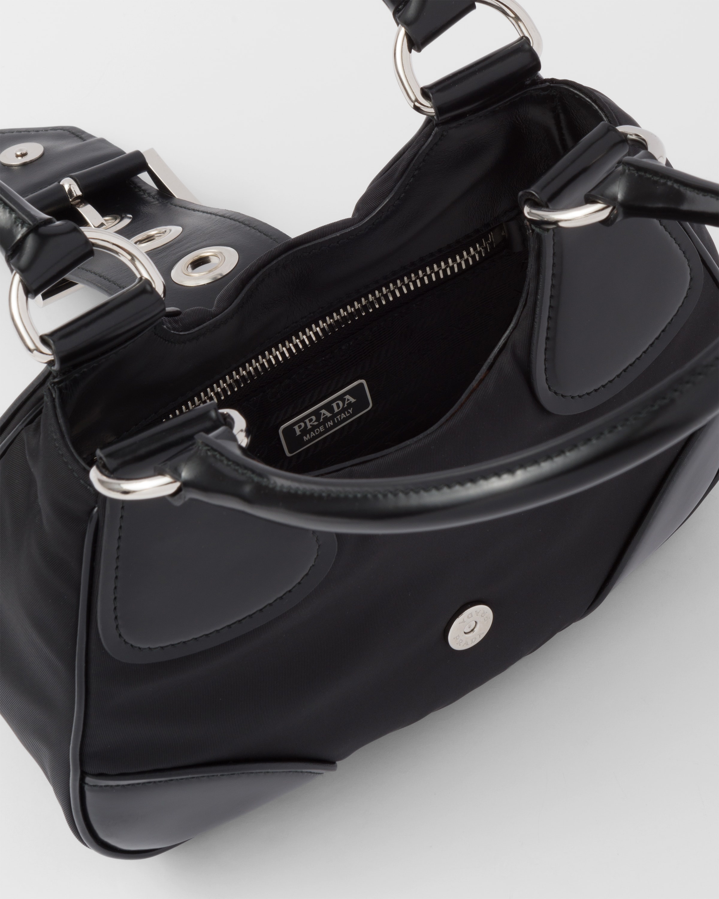 Prada Moon Re-Nylon and leather bag - 5