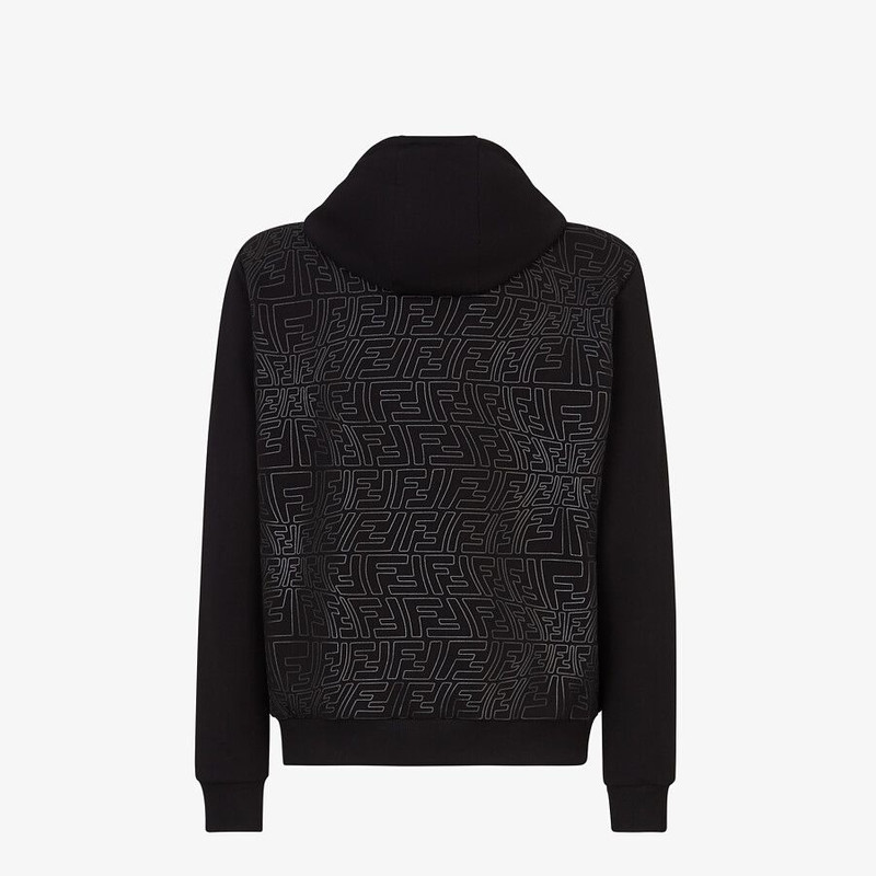 FENDI Black jersey sweatshirt outlook