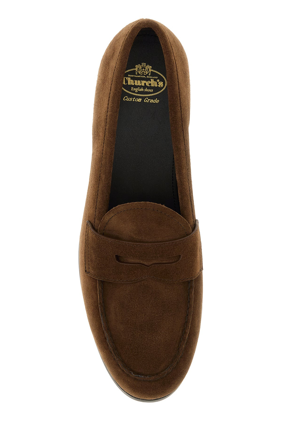 Brown suede Natalie loafers - 4