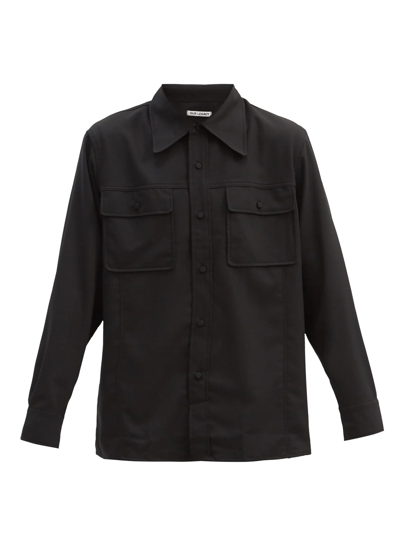 Soul Frontiere crepe overshirt - 1