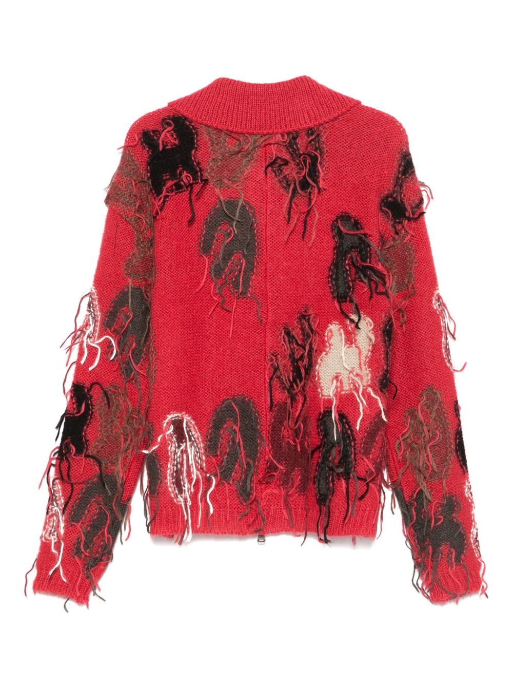 Rainbow intarsia cardigan - 2