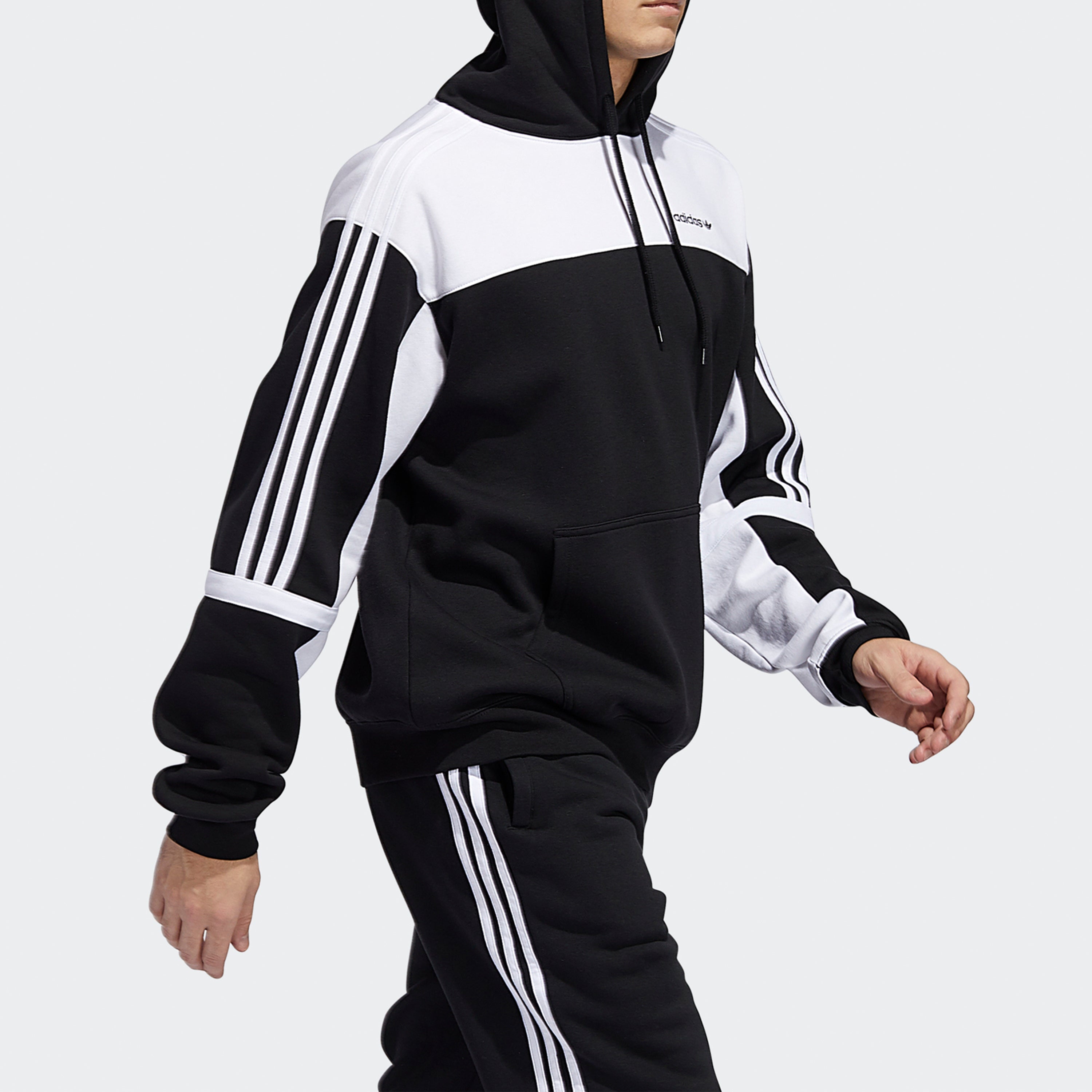 adidas originals Logo Printing Colorblock Sports Black White GD2077 - 4