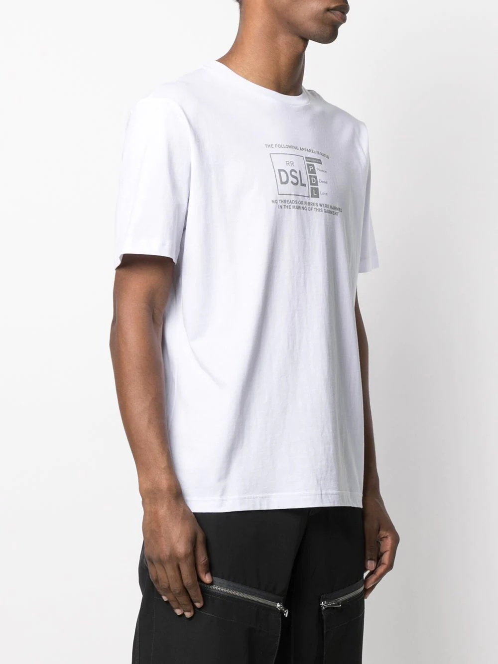 reflective logo print T-shirt - 3