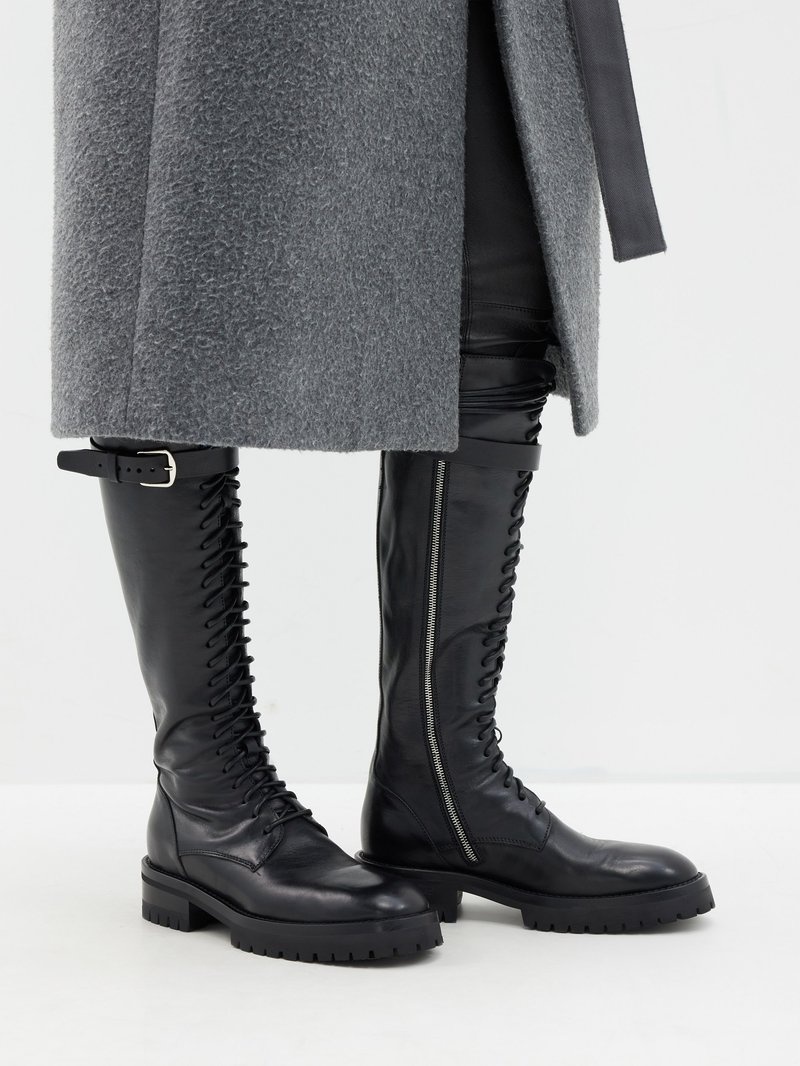 Ann Demeulemeester Lijsbet 50 lace-up leather boots