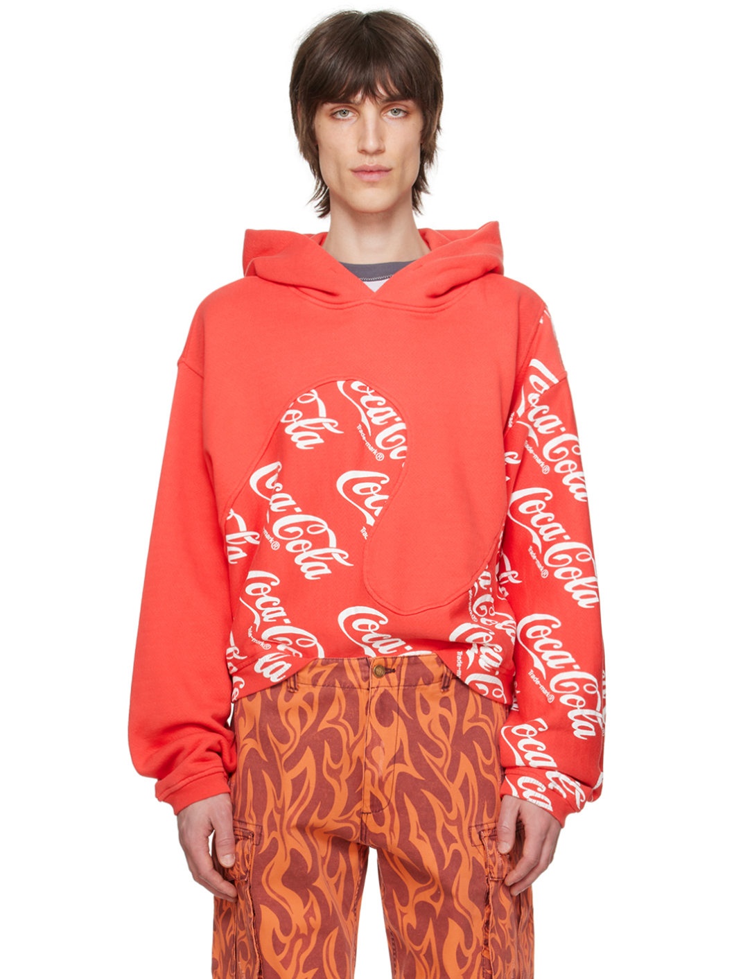 Red Swirl Hoodie - 1