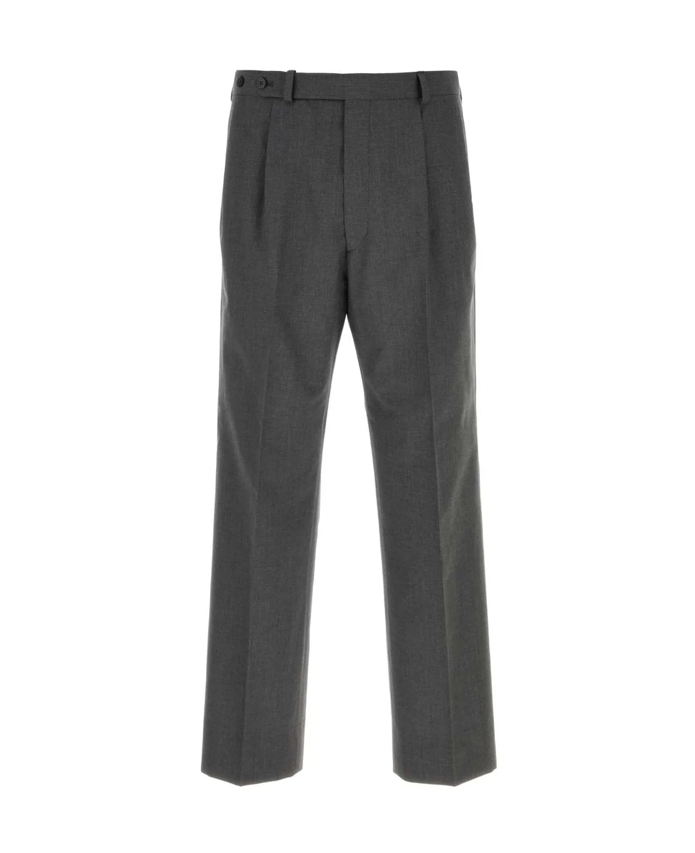 Charcoal Wool Blend Pant - 1