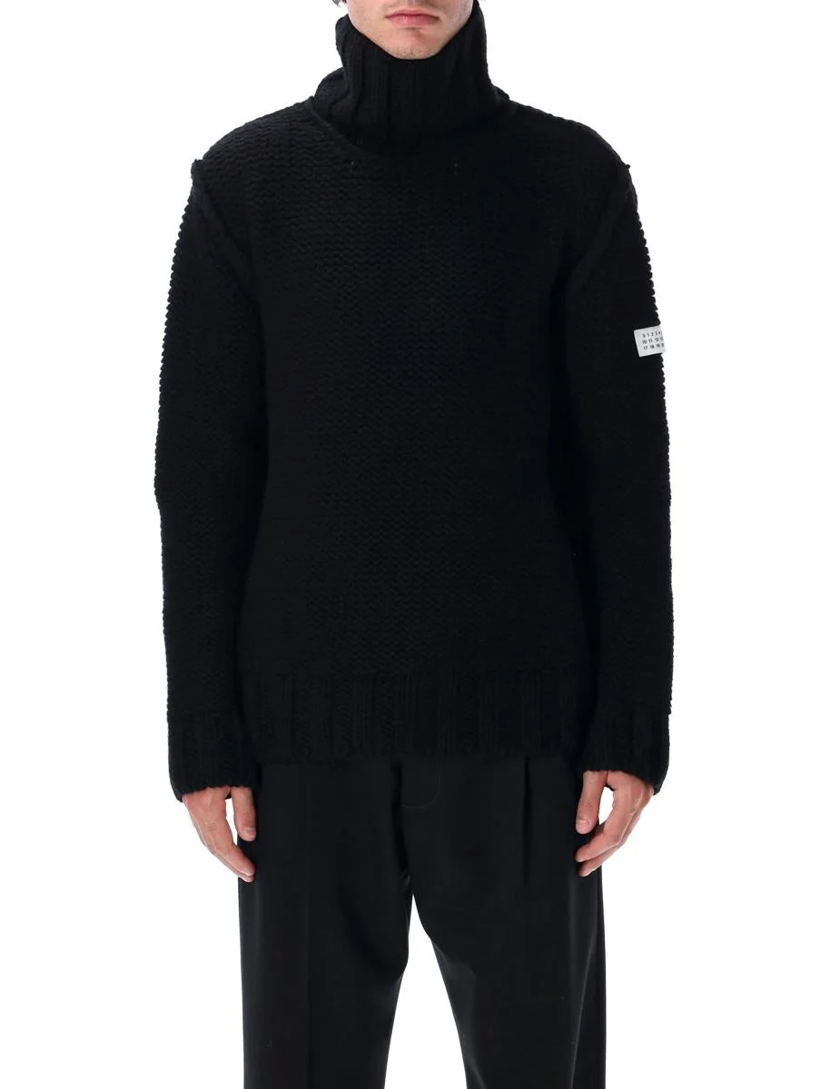 MM6 Maison Margiela Chunky Wool Turtleneck Jumper - 1