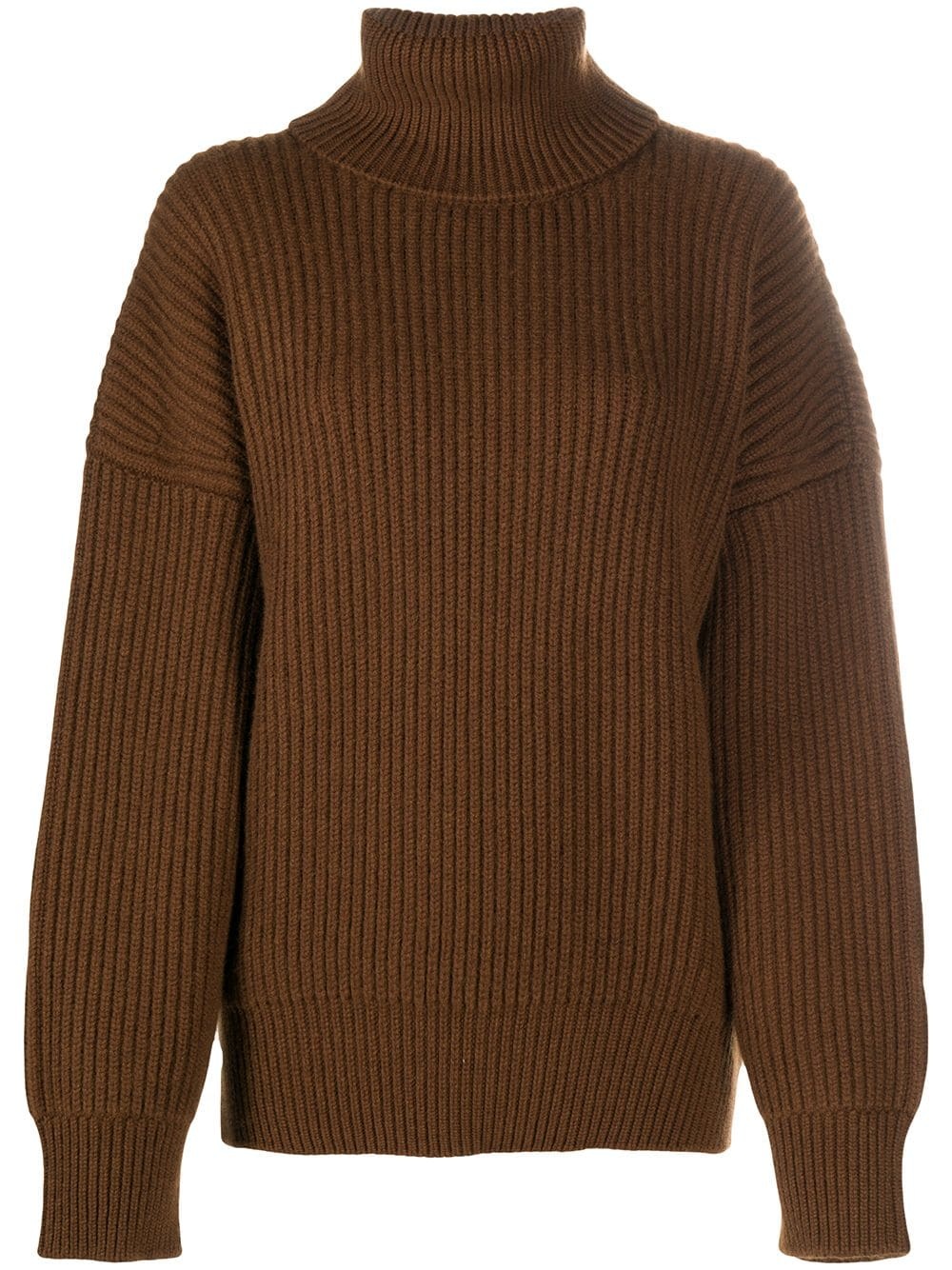 chunky roll neck sweater - 1