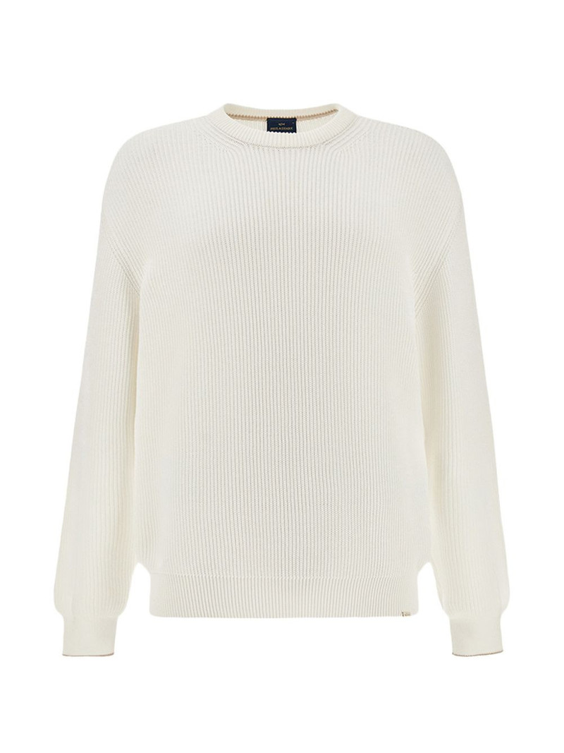 crew-neck cotton sweater 1