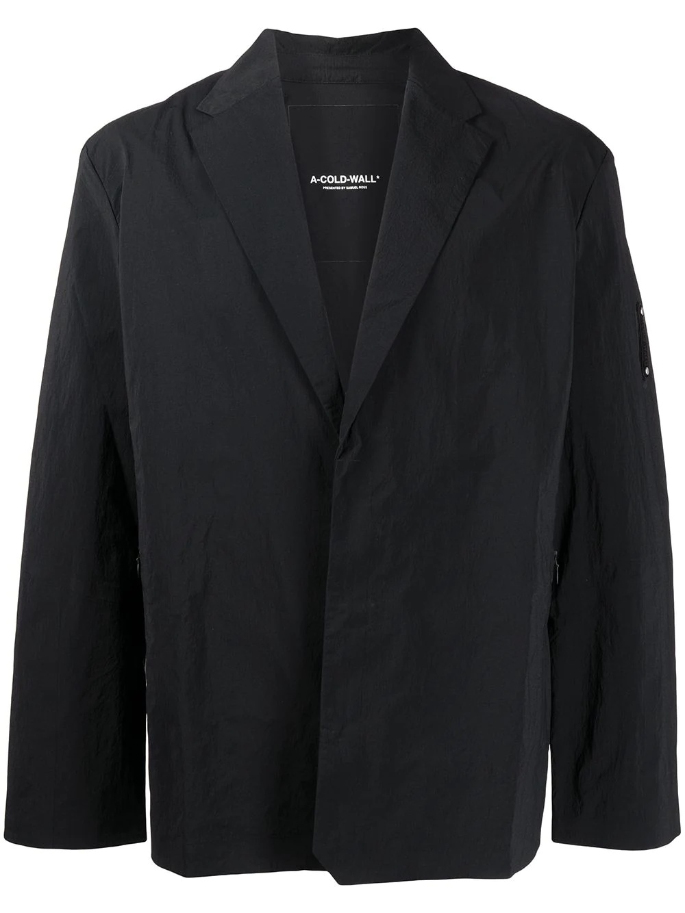 Tech single-breasted blazer - 1