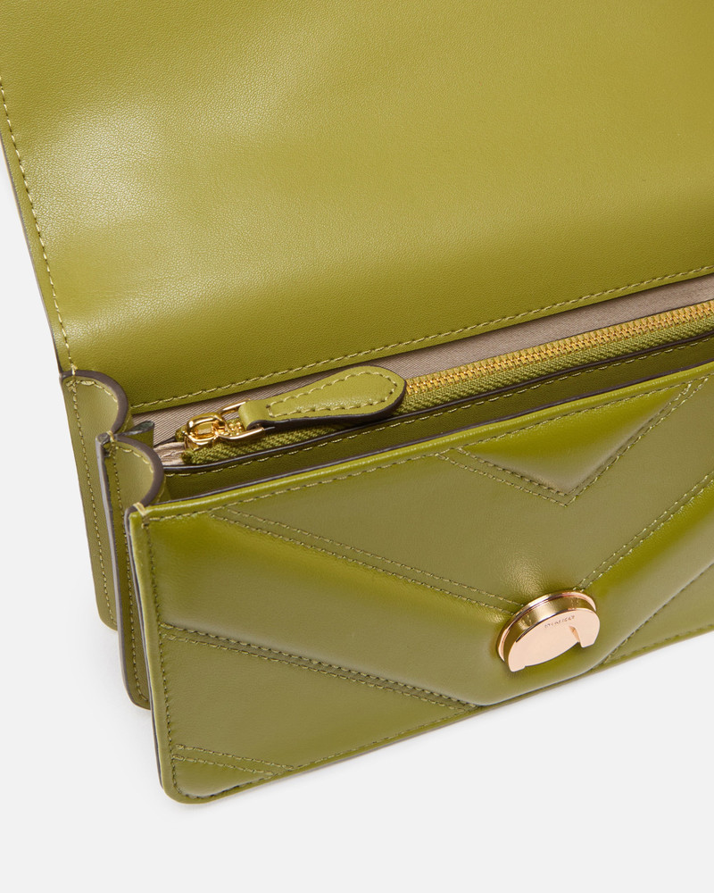 MINI LOVE BAG ONE SHOULDER BAG IN CHEVRON LEATHER AND NAPPA WITH TRIPLE CHAIN 4