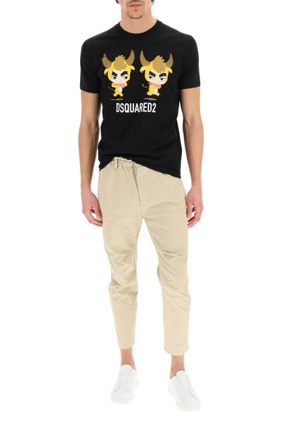 DSQUARED2 DAN COTTON TROUSERS outlook