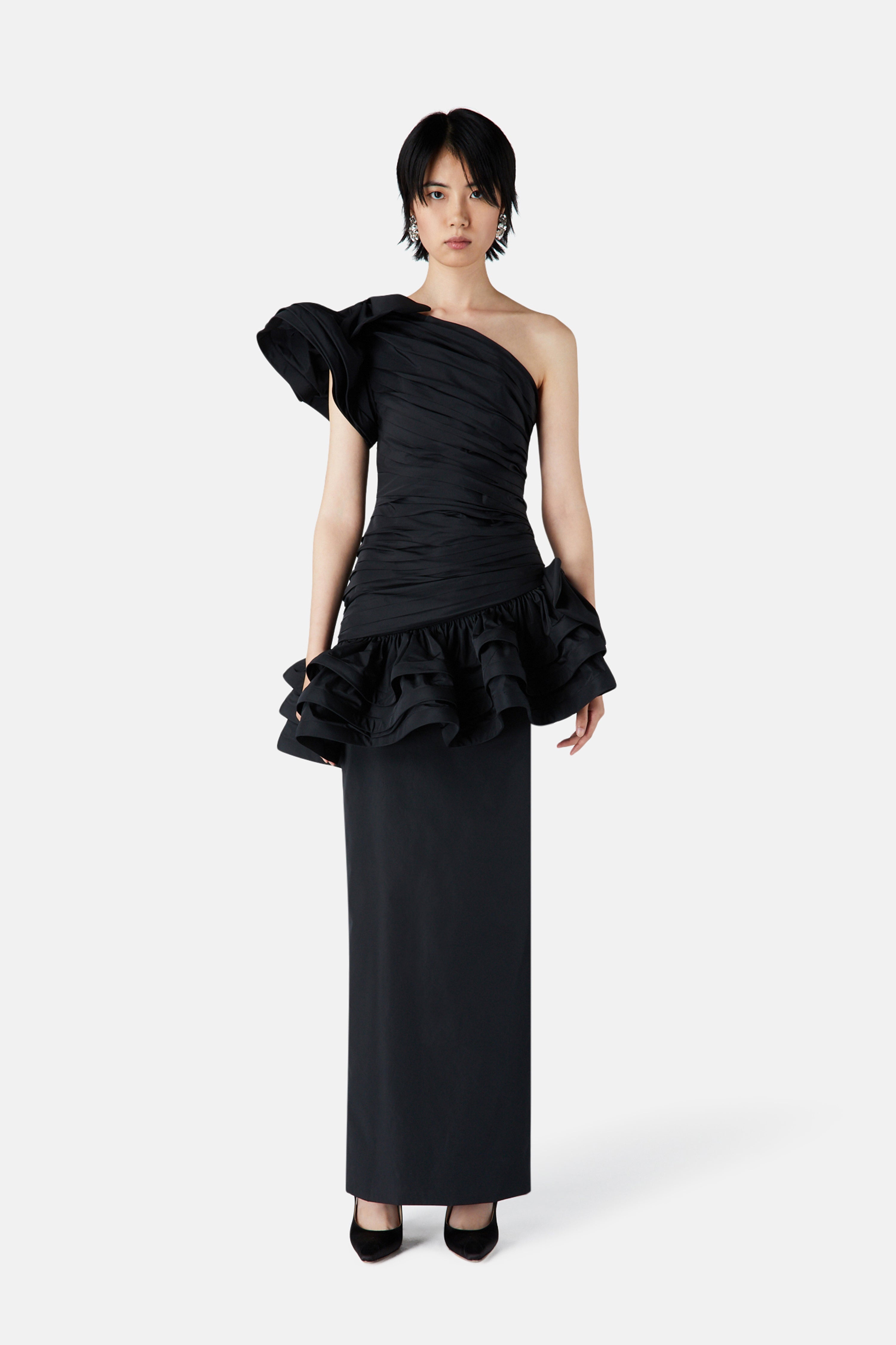 TAFFETA EVENING DRESS - 3