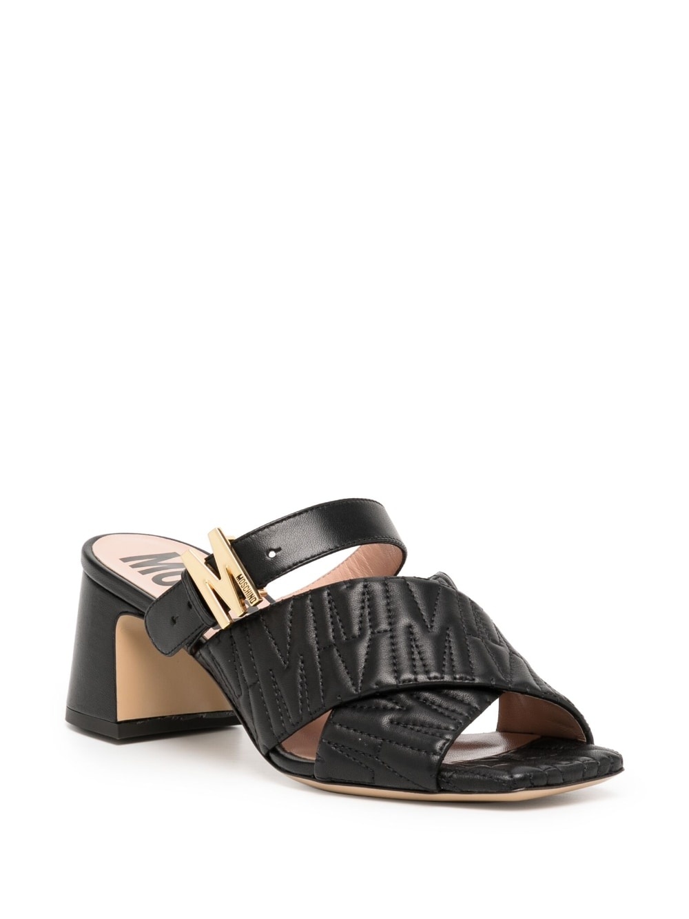 60mm leather mules - 2