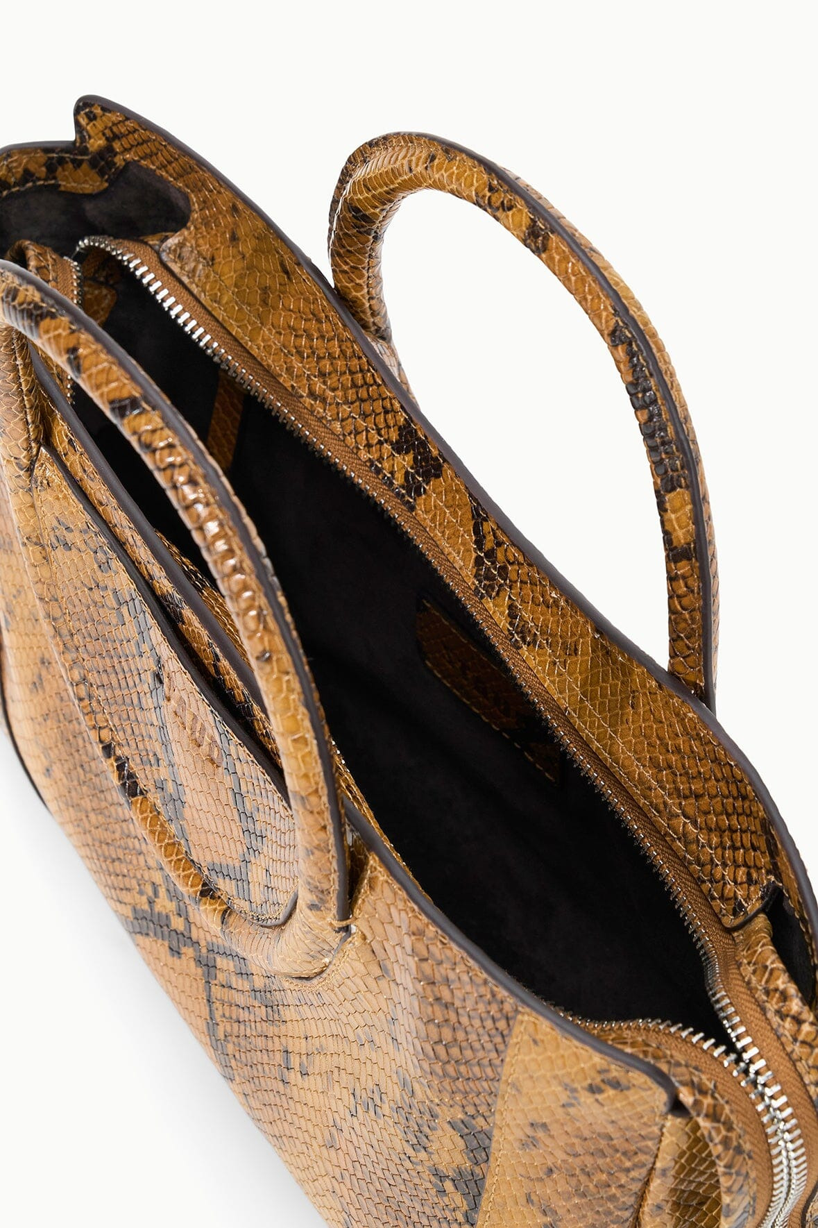 STAUD MAUDE MINI SATCHEL BAG SNAKE - 5