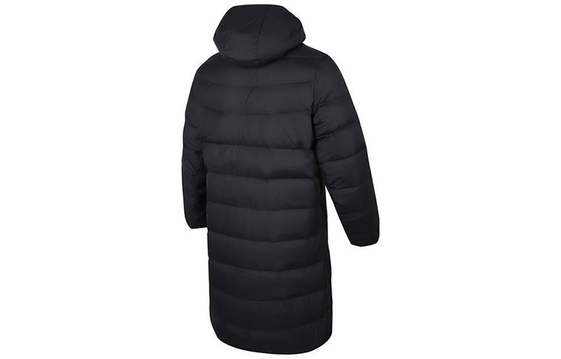 Nike Nike hooded puffer long coat 'Black' DV0756-010 outlook