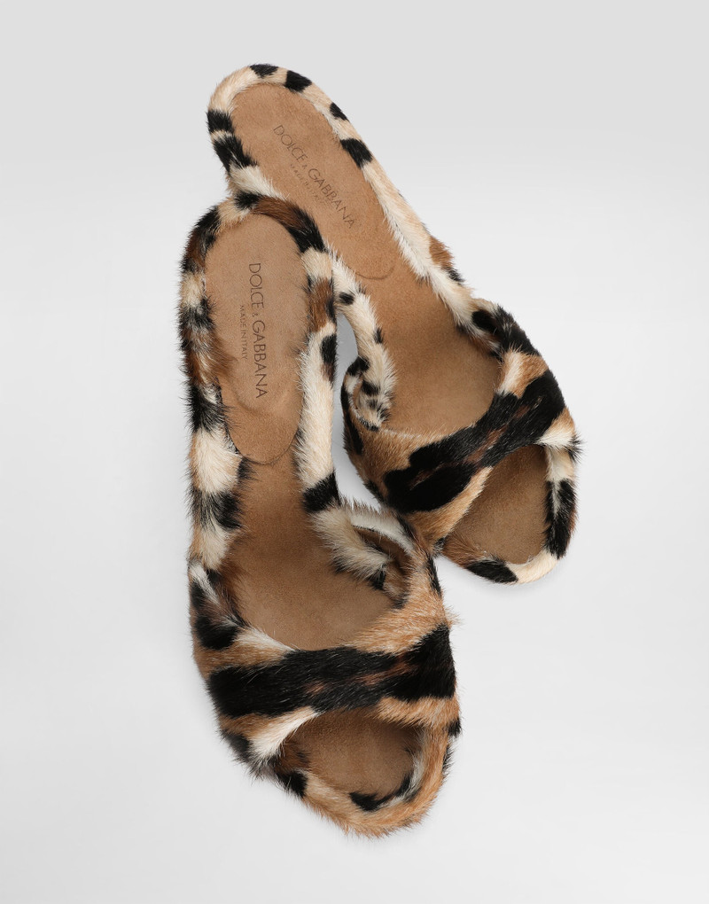 Leopard-print keira mules 4