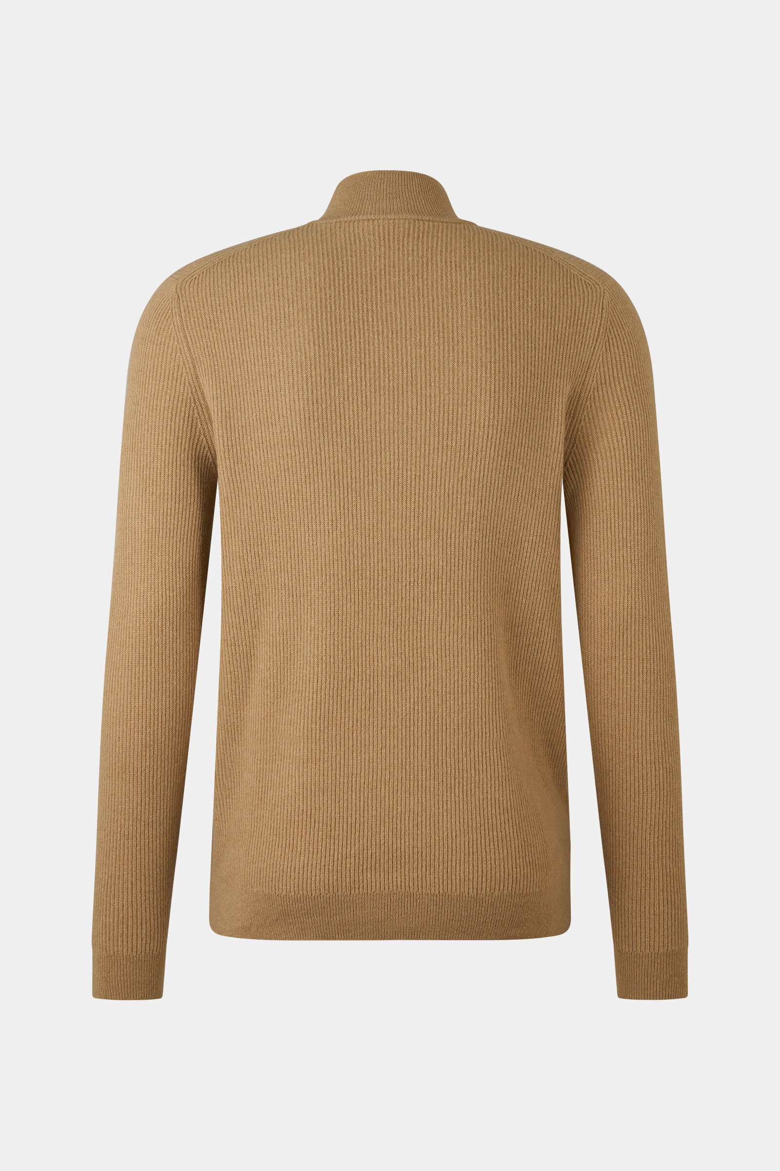 Pure new wool cashmere troyer Derek in Camel - 2
