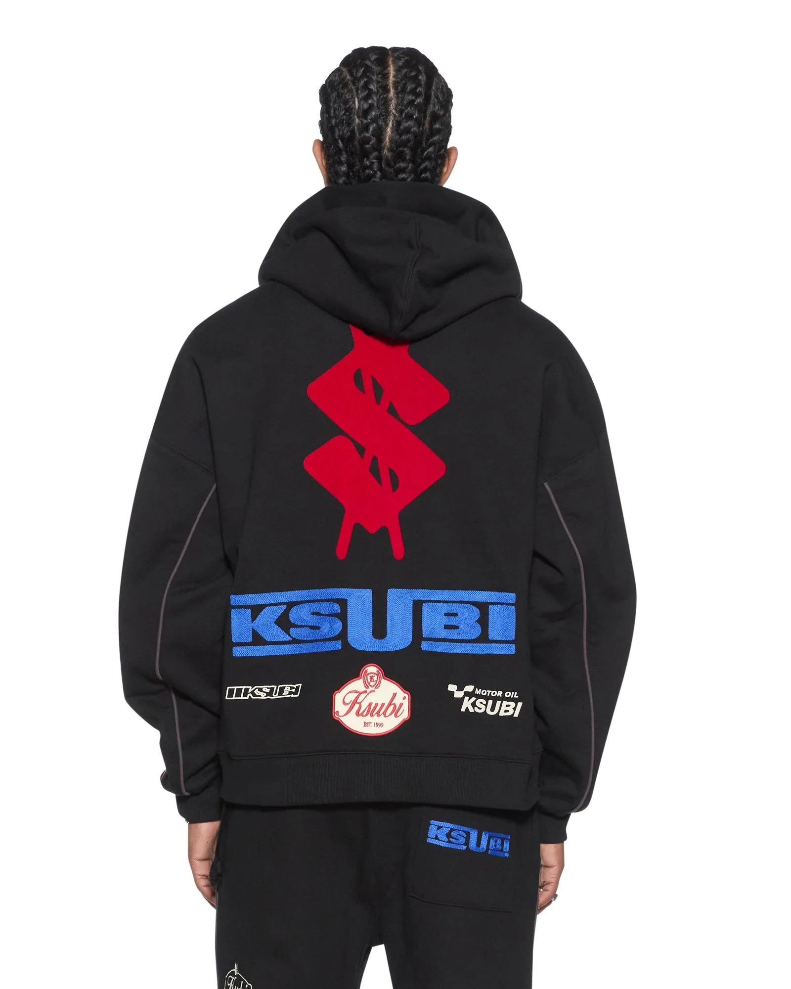 ZOOM EKCESS ZIP HOODIE JET BLACK - 1