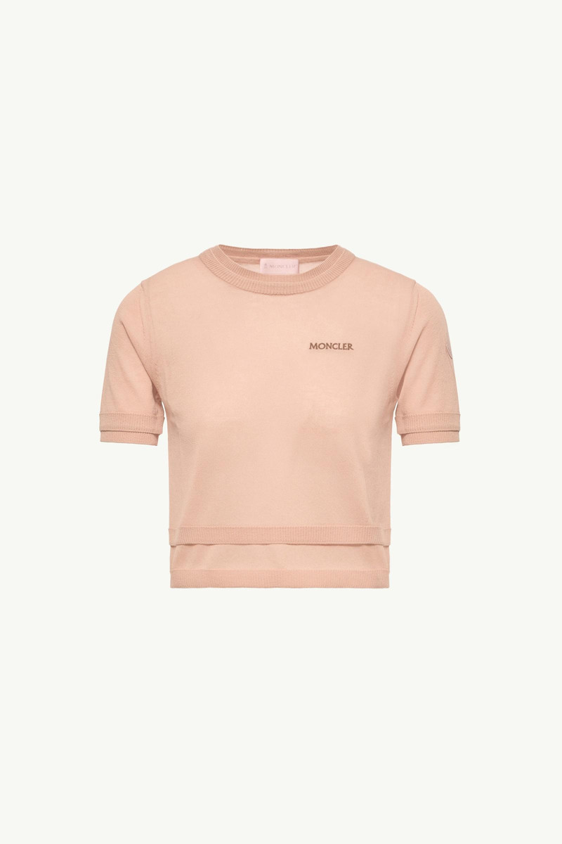 Double-Trimmed Cotton T-Shirt 1