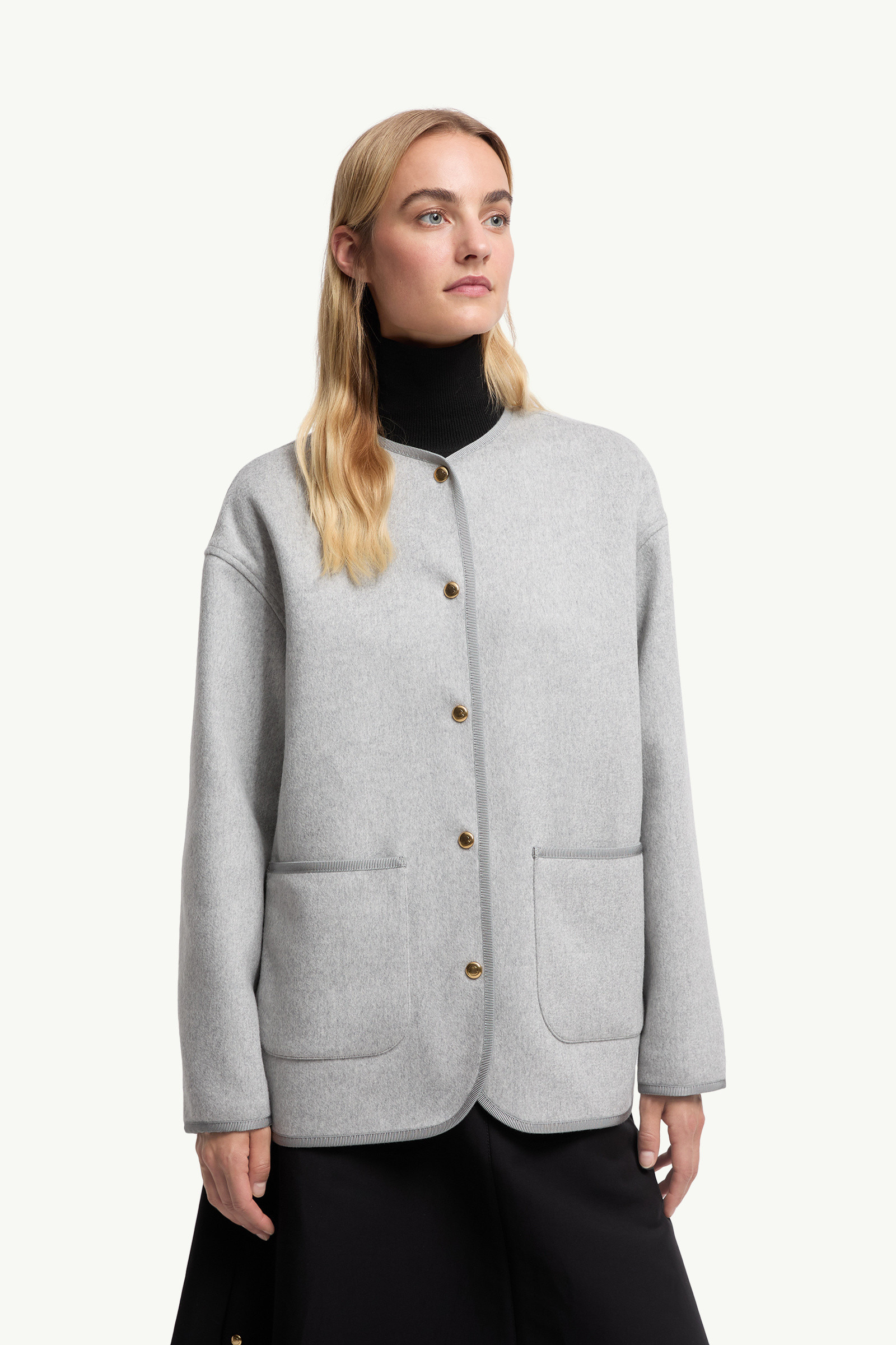 Reposse 3-in-1 Wool & Cashmere Short Down Jacket - 6