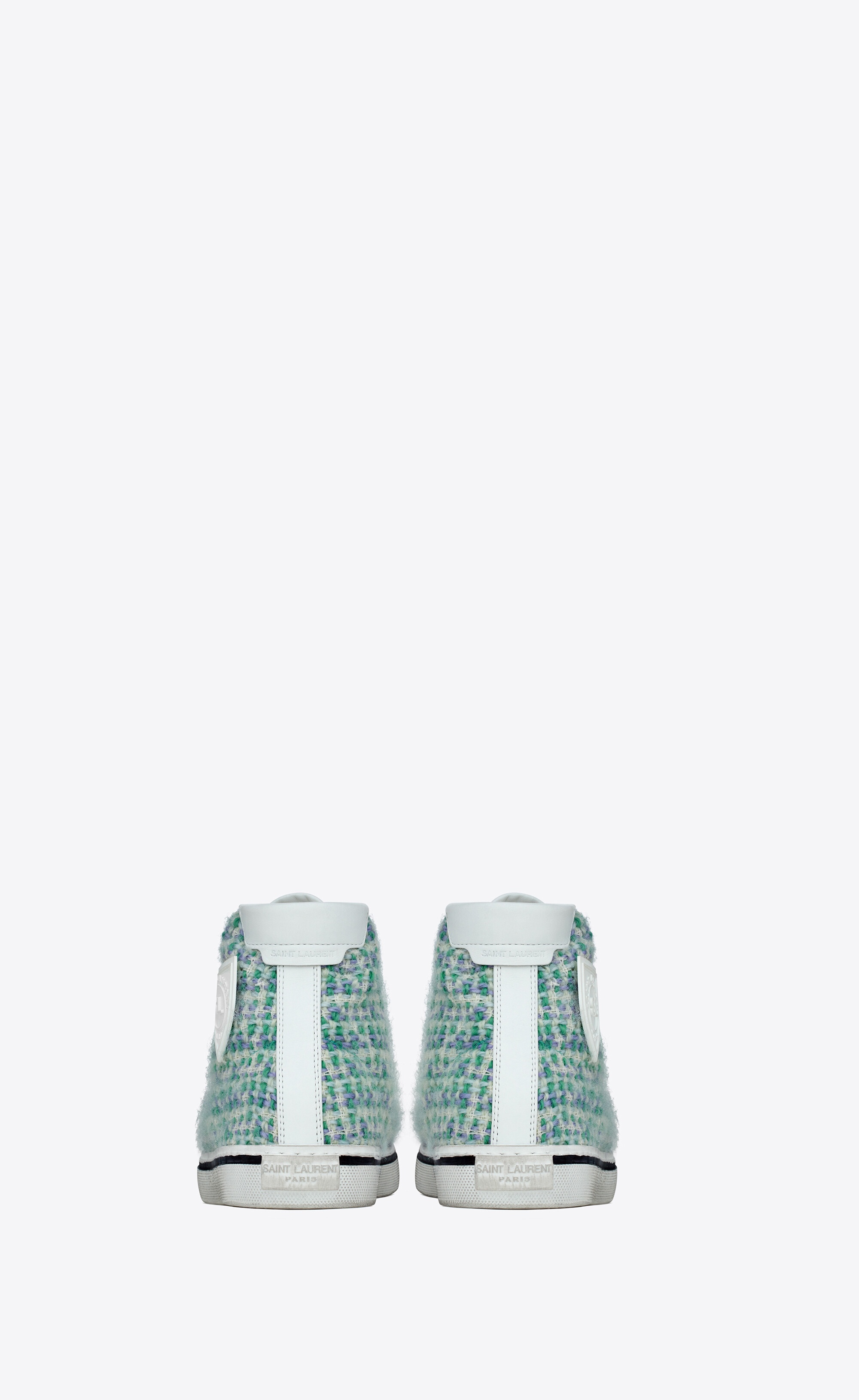 bedford sneakers in tweed and leather - 6
