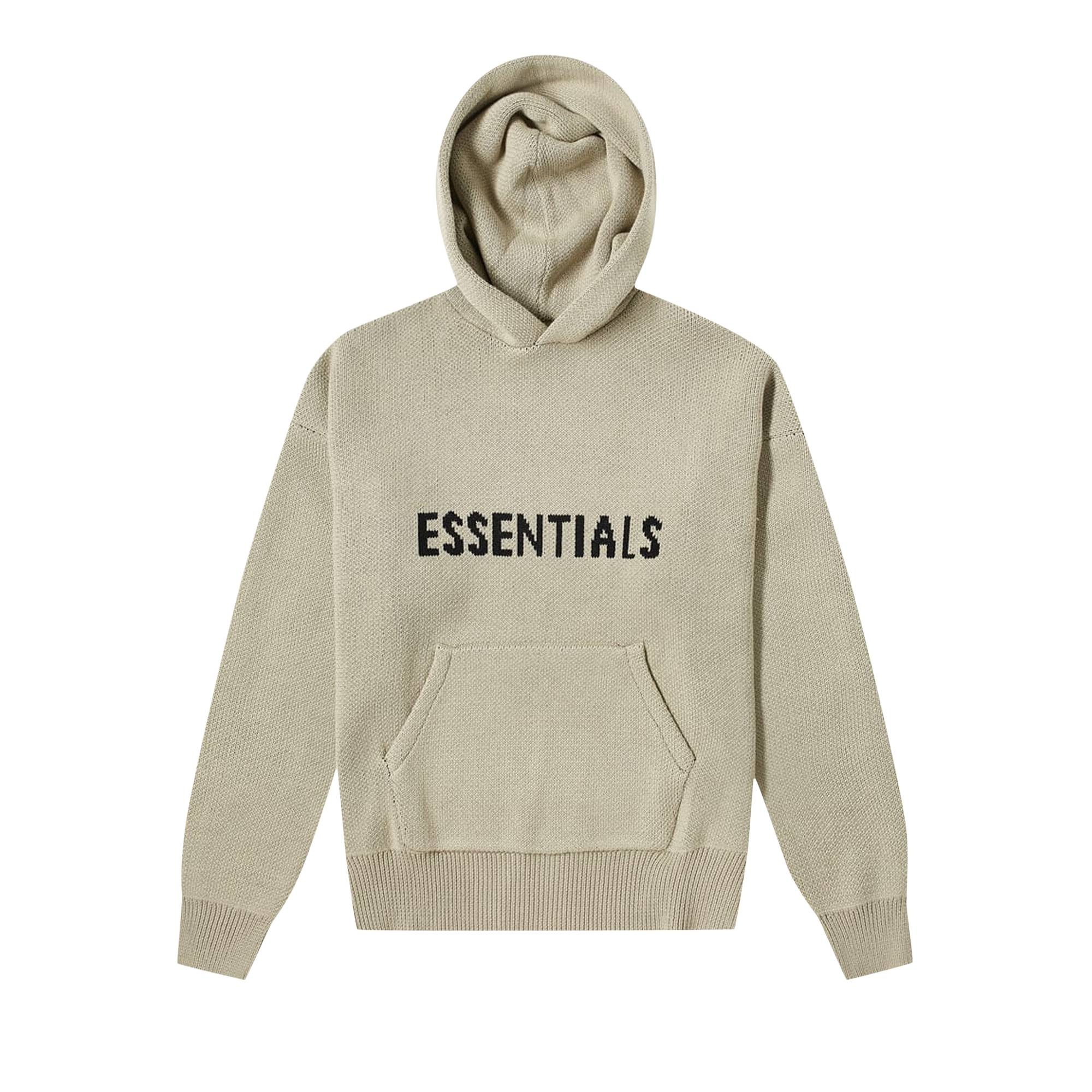 ISO Essentials Fear deals of God Knit Hoodie Stone Oat