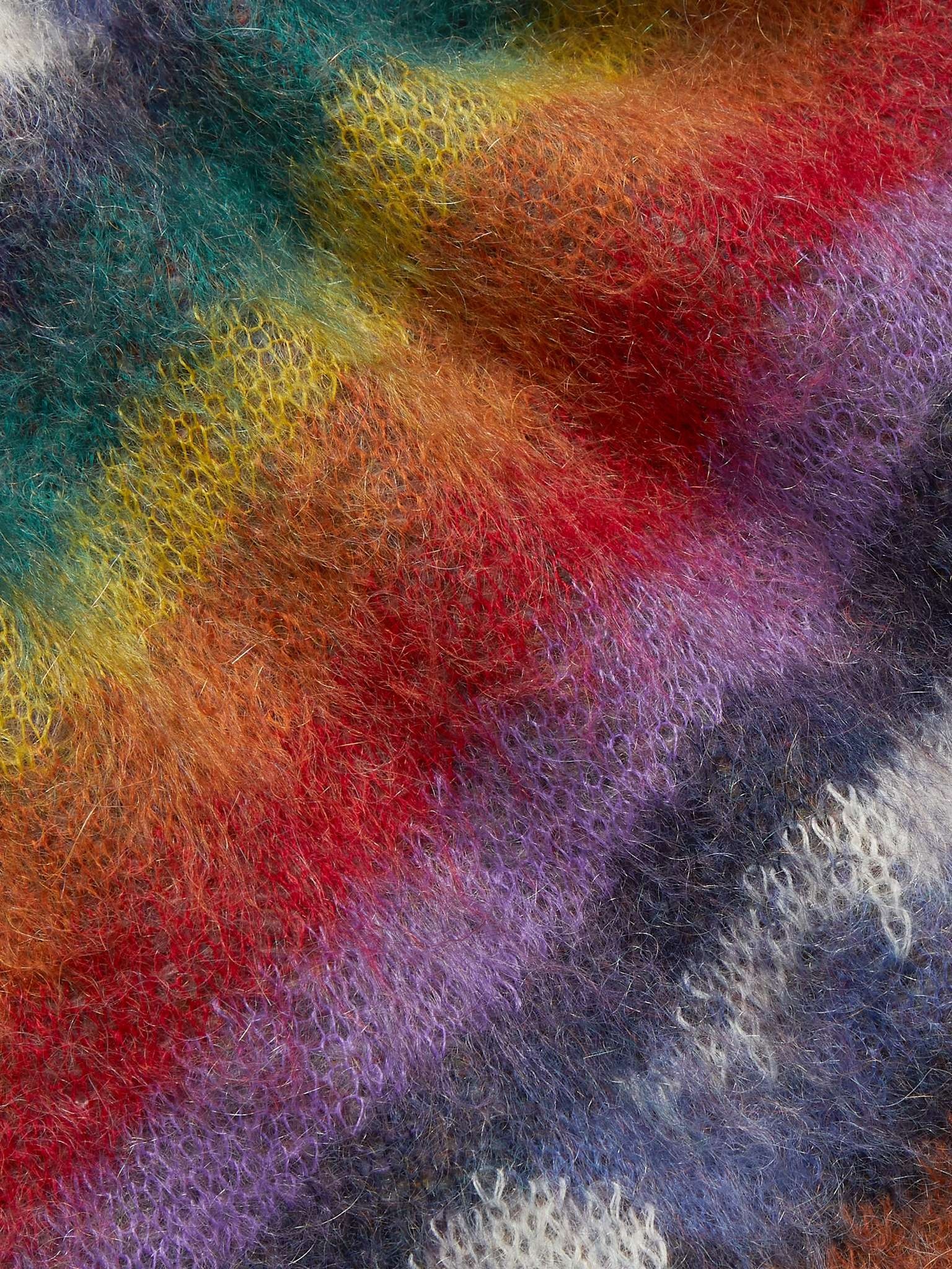 Oversized Mohair-Jacquard Hoodie - 3