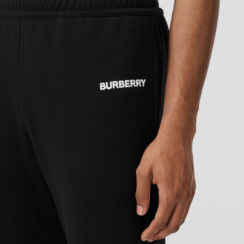 Logo Print Cotton Jogging Pants 3