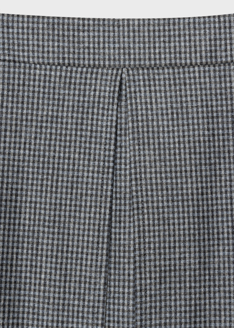 Paul Smith Wool-Blend Micro Check Skirt outlook