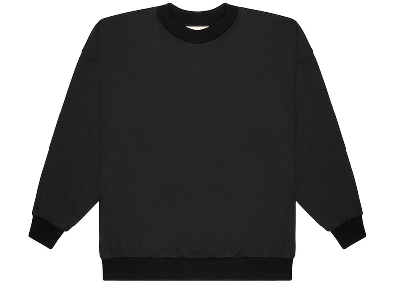 Fear of God FEAR OF GOD Back Logo Crewneck Sweatshirt Black/Black outlook