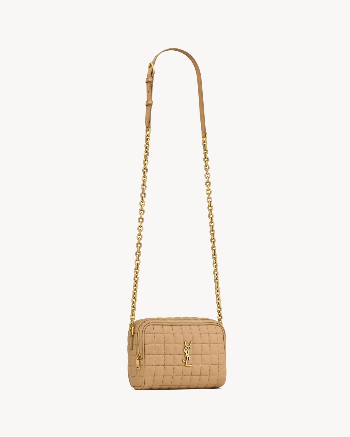 CASSANDRE MATELASSÉ CARRÉ MINI CAMERA BAG IN LAMBSKIN - 5
